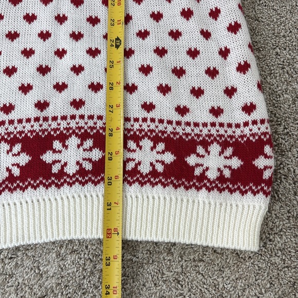 Boohoo Christmas Sweater Jumper Womens S/M Reindeer Novelty Knitted Festive - Picture 9 of 10